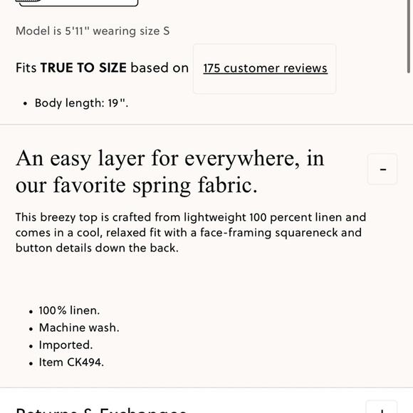 J. Crew Squareneck button-back top in linen - Picture 3 of 8